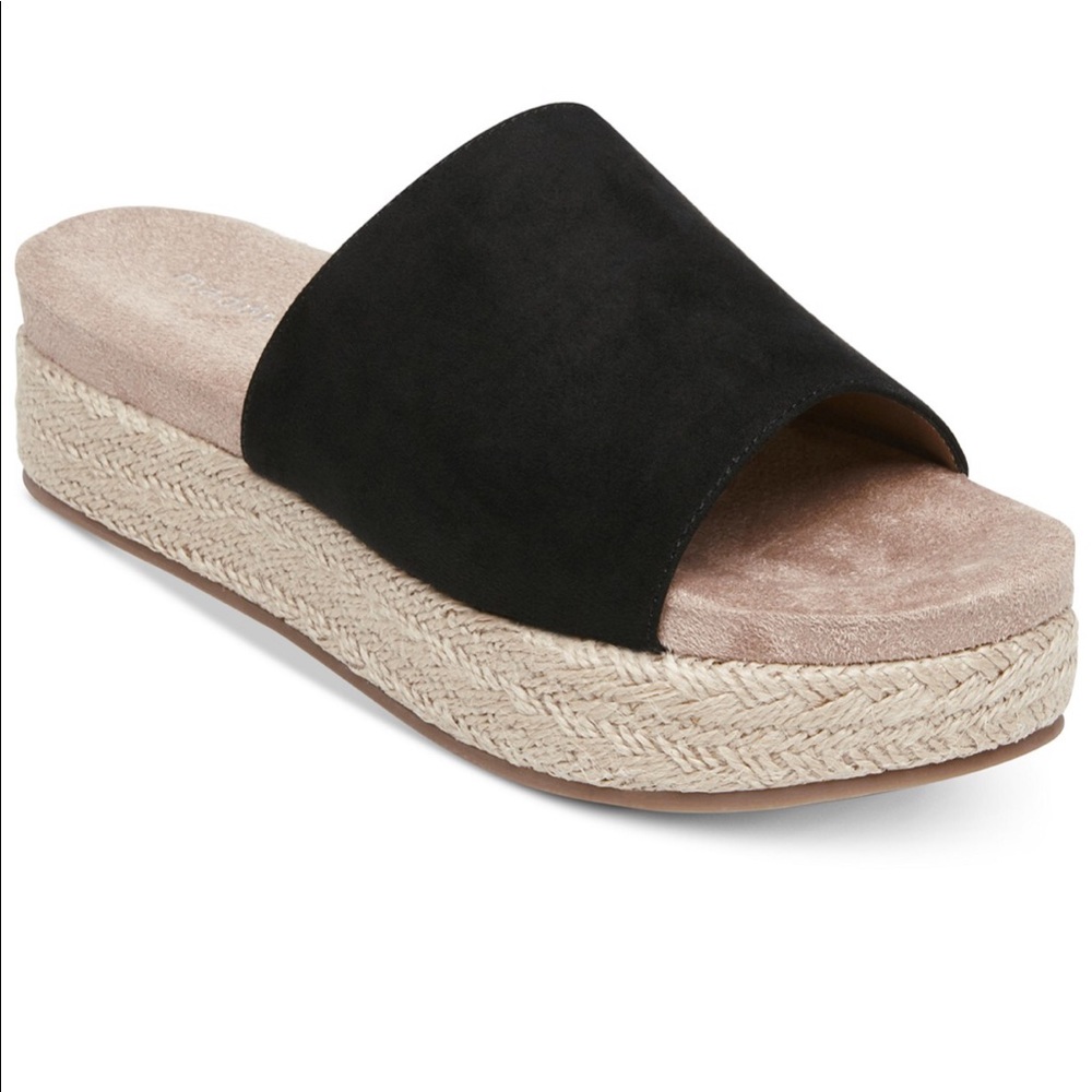 NEVER WORN Madden Girl Black espadrilles
